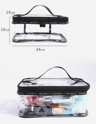 DiniWELL - (大) Diniwell 多功能PVC透明旅行洗漱包/化妝品收納袋