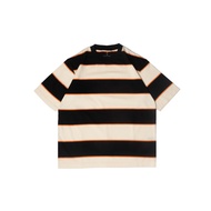 JB - Stripe T-Shirt Creame - Men's Oversized Striped T-Shirt