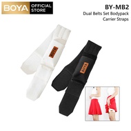 BOYA BY-MB2 Professional 610มม. เข็มขัดคู่ชุด Bodypack Carrier สายรัดสำหรับซ่อนไมโครโฟนคอนเดนเซอร์ไร้สาย Transmitter