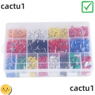 CACTU 2120PCS Insulated End Terminal, Plastic Storage Box Insulated Cord Wire Crimp Connector, "Heav