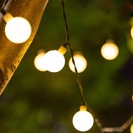 太陽能LED波波燈串浪漫星空燈串戶外露營氛圍燈天幕帳篷太陽能燈