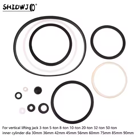 1Set 2T -50T Horizontal Repair Kit 2-50 Tons Horizontal Jack Hydraulic Plunger Piston Oil Seal Acces