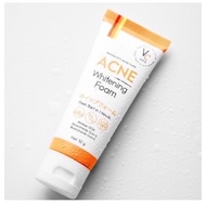 ใหม่ โฟมฉัตร VC Vit C Acne Foam วิตซี แอคเน่โฟม สูตรลดสิว (02188) 50 กรัม