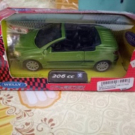 Peugeot 206 cc Diecast Car