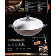 Upgraded!!️Shogun chef Wan 40CM Volcano Ih Wok