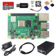 DIGISHUO Raspberry Pi 4B Model B 4GB RAM DIY Kit | with Case | Pi Cooling Fan | San Disk 64G SD Card