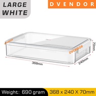 TEMPAT PINYIMPANAN DOKUMEN TRANSPARANT TAS FILE MAP PLASTIK POLOS ANTI AIR DEBU A4