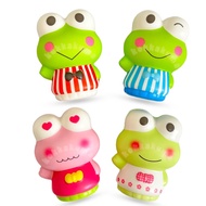 (KKM) Squishy Slow Keroppi Cute Kids Squeeze Toys Viral Educational Slime Antem Soft Toys Motor