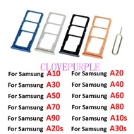 For Samsung Galaxy A10 A20 A30 A40 A50 A60 A70 A80 A10s A20s A30s SD Card SIM Tray Slot Holder