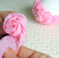 Colourful Craft DIY Crepe Paper Tissue Rolls