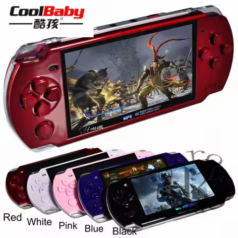 2023 new Built-in 5000 games, 8GB 4.3 Inch PMP Handheld Game Player MP3 MP4 MP5 Player Video FM Came