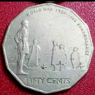 koin Australia 50 cent commemorative 20