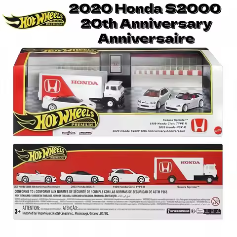New 1/64 Hot Wheels Premium Honda Garage Series GMH39 9C7D 2020 Honda S2000 20th Anniversary/Anniver