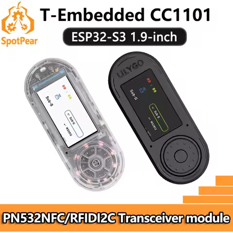 For T-Embed ESP32-S3 CC1101 Low-Power Sub-1 GHz RF Transceiver PN532 NFC RFID 1.9 inch LCD Board For