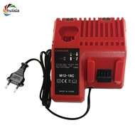 [chulisia] Lithium Li-ion Battery Charger Replacement For Milwaukee M18 M12 EU Plug