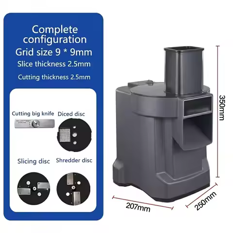 LX K8600 Vegetable Cutter Slicing Shredding Dicing Maker Food Processor with 3 Blade Multifunctional