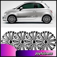 Joyfulness Luocute 4pcs 17in Hubcaps Wheel Covers ABS for Steel Wheels with Clips On Design Wheeling