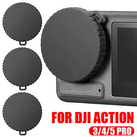 Protective Cover for DJI Action 4/5 Pro Sports Camera Lens Cap Silicone Dust Case For DJI OSMO Actio
