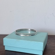 Tiffany classic vintage 925 silver 1837 bangle bracelet 經典中古復古純銀圓圈手鐲手鈪手鏈手環#V404