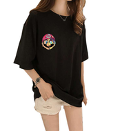 lapakbusana KAOS REMAJA OVERSIZE WANITA BAJU JUMBO KAUS XXL MARIO ROBOT BAHAN KATUN