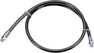 HARFINGTON Grease Gun Hose 39.3" 10000 PSI Spring Flex High Pressure Quick Release Grease Replacemen