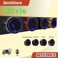 [SIRIM/SAFETY MARK]Rivia Zenso 600MM/800MM/1000MM Power Track + 13A Adapter  With LED Light Modern D