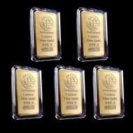 In Stock Switzerland Gold Bar Suisse 1 Ounce Gold Bullion High Quality Gold Bullion Business Gift Co