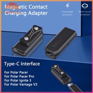 USB C Magnetic Charging Cable Power Converter 90 Degree Watch Charging Adapter for Polar Pacer /Pace