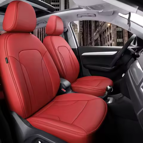2025 Luxury Custom Fit Audi A1 A3 A4 A6 A8 Q5 Q7 Full Set Perforated Nappa Leather Car Seat Covers P