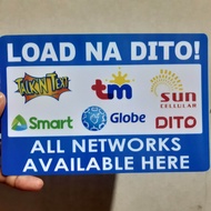 STORE SIGNAGE LOAD NA DITO ALL NETWORKS SIGNAGE PVC TYPE