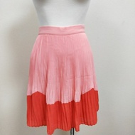 486-Second-Hand Skirt G2000 WOMEN Short Color Matching Zipper Lining