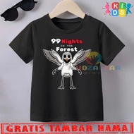 99 NIGHT IN FOREST OWL CHILDREN'S T-SHIRT 99 NIGHT IN FOREST OWL CHILDREN'S T-SHIRT