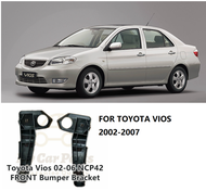 a pair front bumper bracket Buper clip retainer for TOYOTA VIOS 2002 2003 2004 2005 2006 2007 gen1