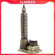 [FlameerMY] Vintage Taipei 101 Tower Building Architecture Model of  Desktop Ornament Travel Souveni