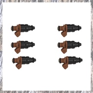 (THPE) 6PCS Fuel Injector Nozzle Valve for 0.8 1.0 Petrol/LPG 96518620 96620255 96351840 ADG02801