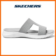 Skechers_รองเท้าแตะผู้หญิง On-The-GO GOwalk 5 รองเท้าแตะส้นสูงยืดหยุ่นสูงรูปตัว I ของผู้หญิง-Grey