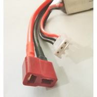 LP99 Battery 2S 1300mAh 7.4V JST Lipo Battery for RC Airplane Drone - T-Plug