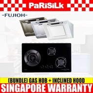 (Bundle) Fujioh FH-GS 5035 SVGL Gas Hob + FR-SC 2090 R Inclined Cooker Hood (900mm)
