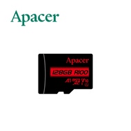 記憶卡Apacer microSDXC 128GB U1 V10 A1 R100 (附轉卡)