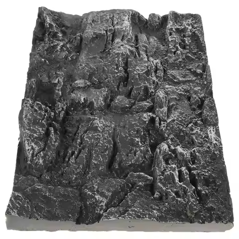 Aquarium Background 3D Marble Black Stone HD Wallpaper Fish Tank Reptile Habitat Terrariums Decorati