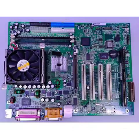 FreeShip for 845 ATX socket 478 MS-6551 V1 Motherboard with 1 ISA 1 AGP 2 COM,4PCI,DDR memory slots,