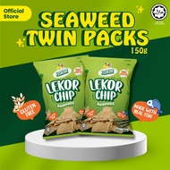 [Bundle of 2] Fiskors Lekor Chips Seaweed - (Size: 150g) (Halal Certified)