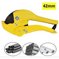 Heavy Duty 42mm PVC Pipe Cutter Plumbing Cutter Yellow VINYL PVC Cutter Gunting Pemotong Paip PVC Ku