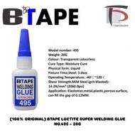 [100% ORIGINAL] BTAPE LOCTITE SUPER WELDING GLUE NO.495 - 20G