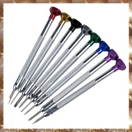 (O I Q B)set of 8  slot screwdriver For repair Clock Glasses Mobile