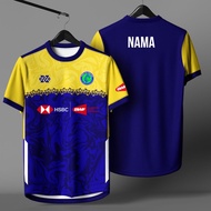 [NEW DESIGN BADMINTON CLUB HSBC | BWF ][FREE CUSTOM NAME] JERSI BADMINTON JERSEY TRANING BADMINTON J