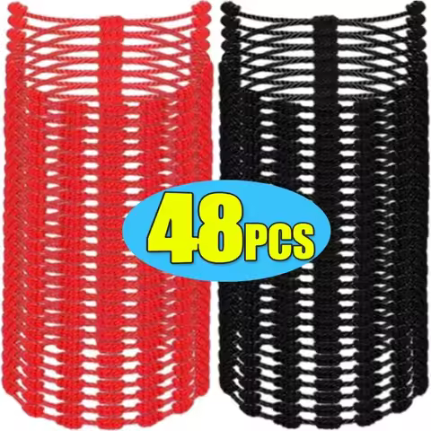 Lucky 7 Knots Red String Bracelet Protection Evil Eye Good Luck Amulet for Success and Prosperity Co