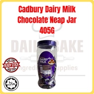 Cadbury Dairy Milk Chocolate Neap Jar 405G/Coklat Susu Cadbury Dairy/Cadbury牛奶巧克力/Ingredients/Bahan-