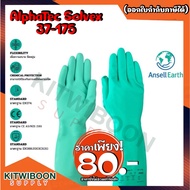 ANSELL Chemical Gloves ALPHATEC SOLVEX Model 37-175 Length 13 Inches No Lining Thickness 0.38 mm Goo
