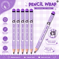Pencil Wrap | Pencil Sticker (Vinyl)